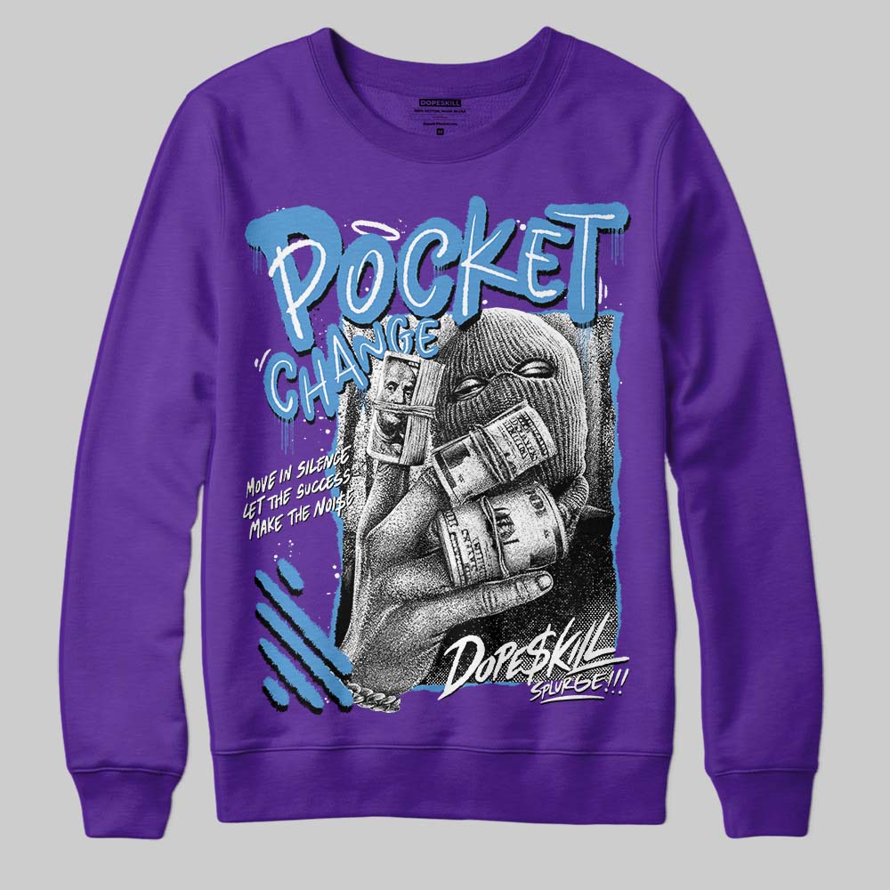 PURPLE Collection DopeSkill Sweatshirt Pocket Change Graphic - Image 3