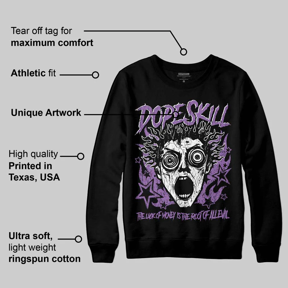 PURPLE Collection DopeSkill Sweatshirt Root of Evil Graphic - Image 4
