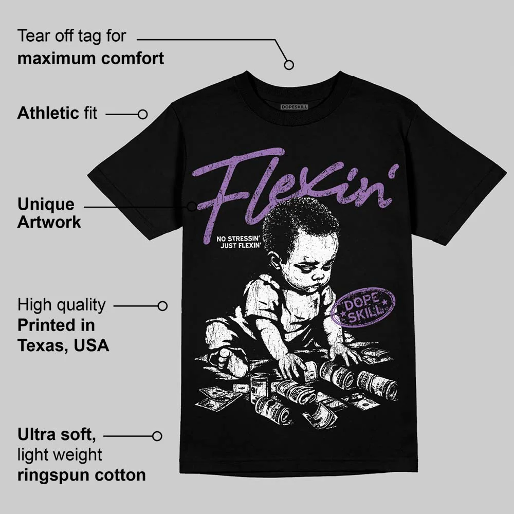 PURPLE Collection DopeSkill T-Shirt Flexin' Graphic - Image 4