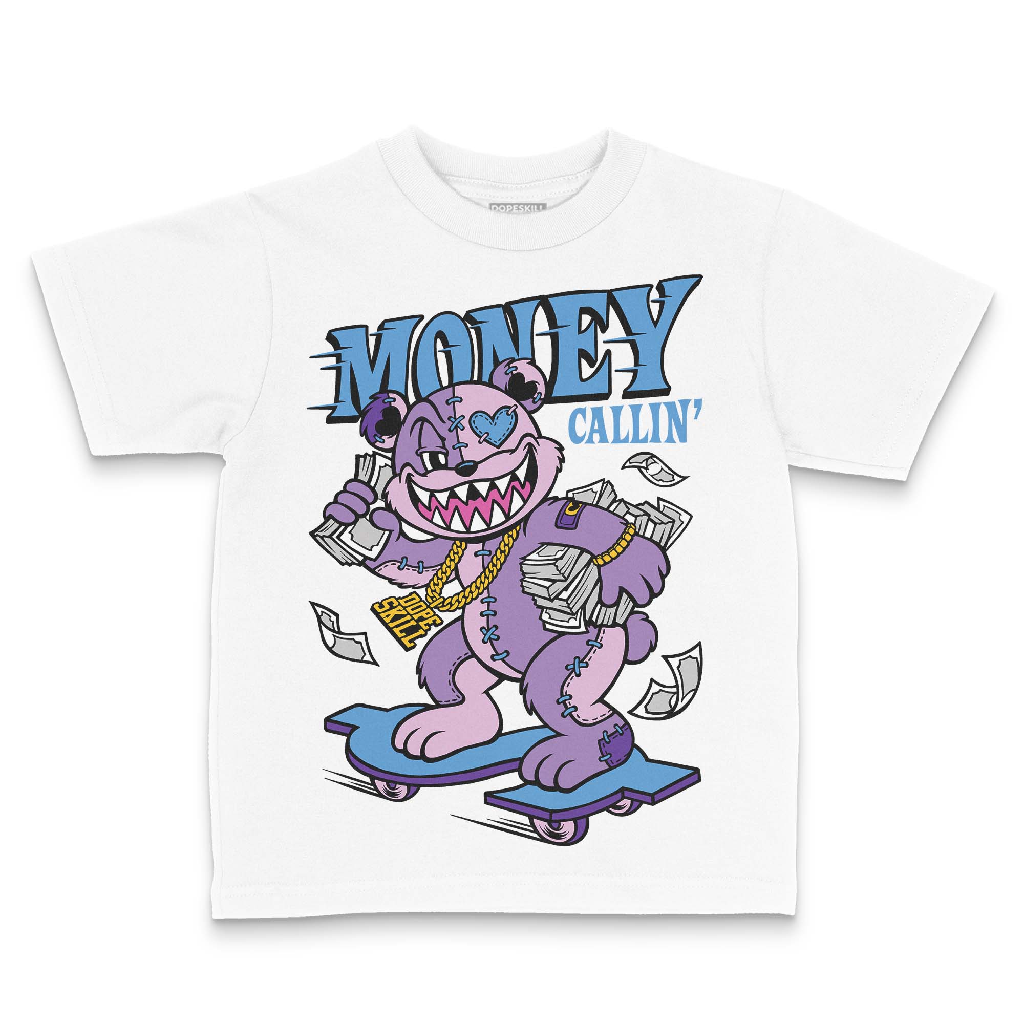 PURPLE Collection DopeSkill Toddler Kids T-shirt Money Callin' Graphic - Image 2