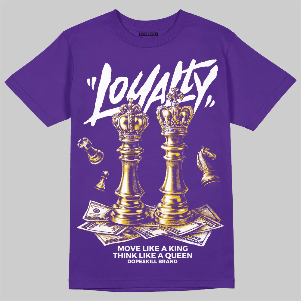 PURPLE 'Loyalty' DopeSkill Graphic T-Shirt - Image 3