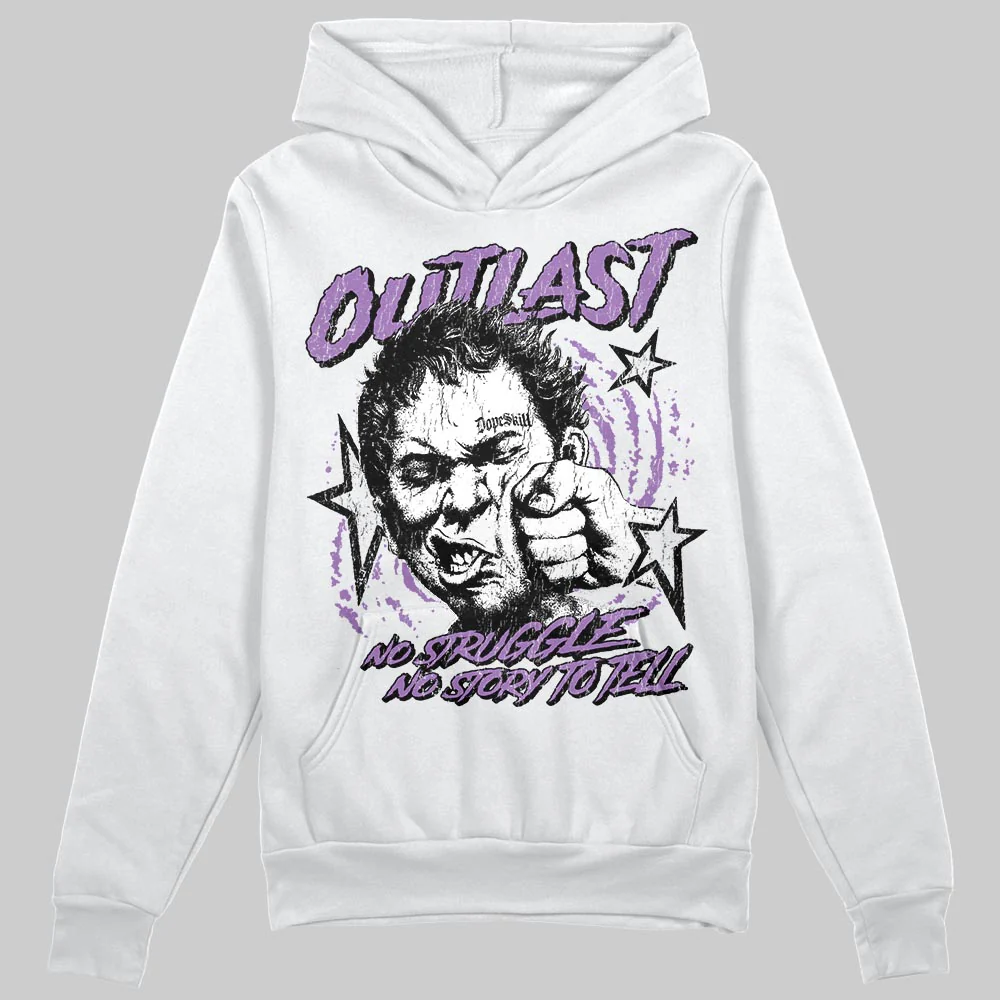 PURPLE 'Outlast' DopeSkill Graphic Hoodie - Image 2