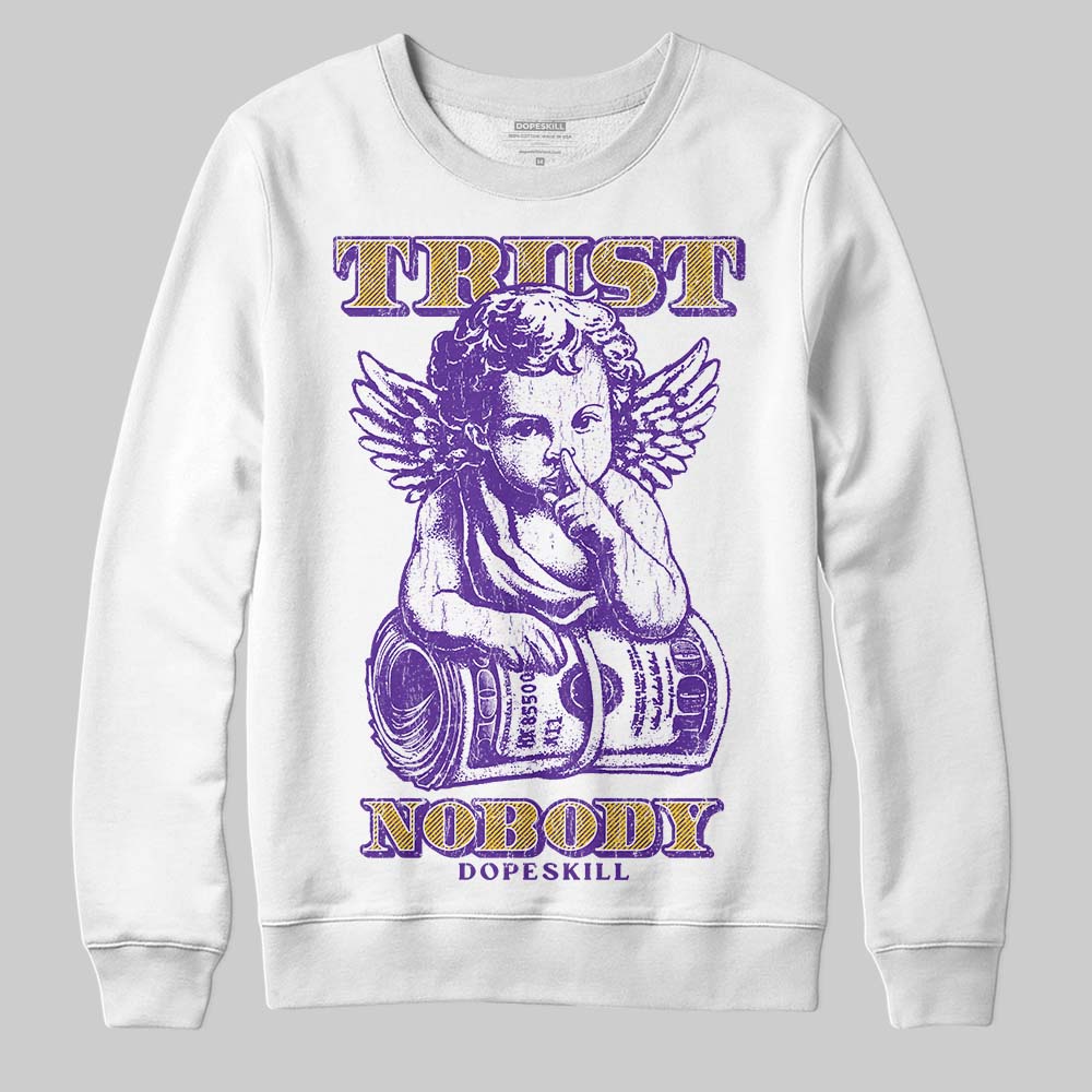 PURPLE 'Trust Nobody' DopeSkill Graphic Sweatshirt - Image 2