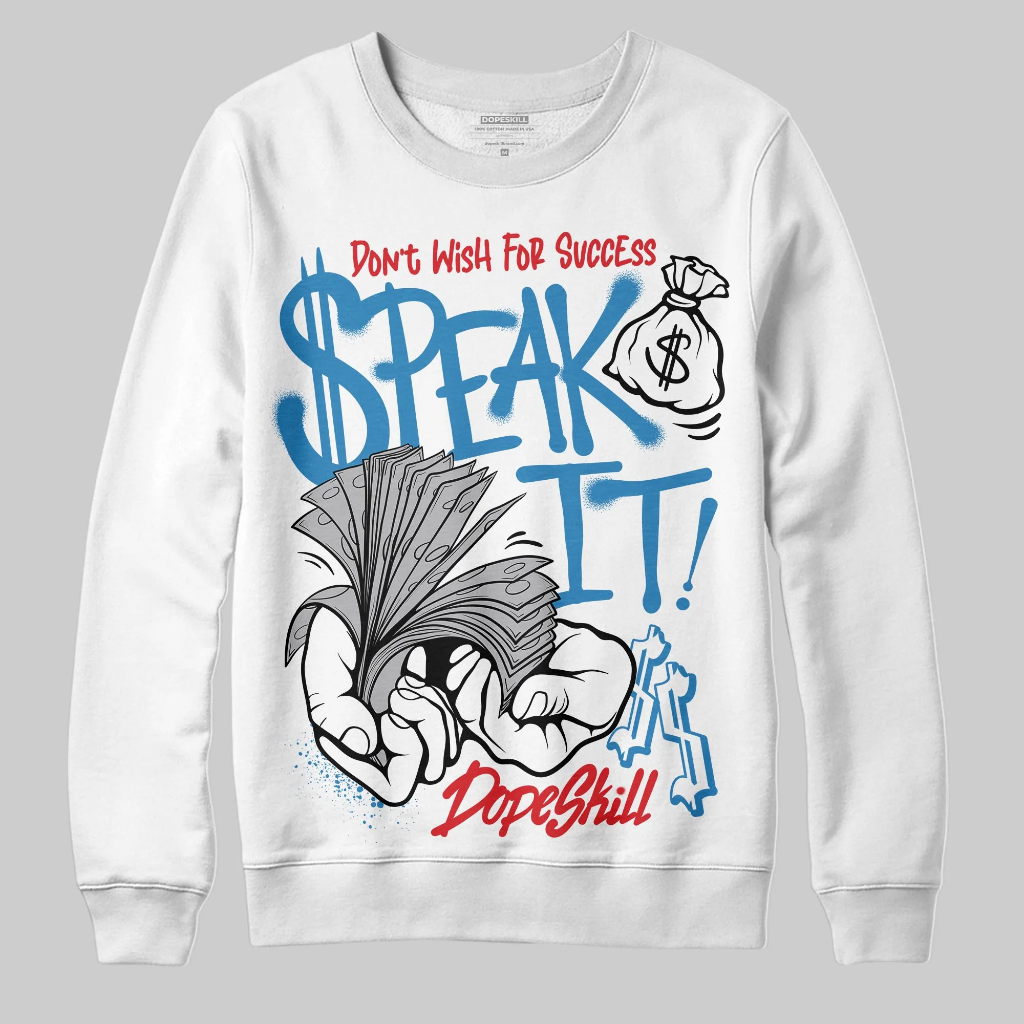 Rare Air 3s DopeSkill Sweatshirt Speak It Graphic - Image 2