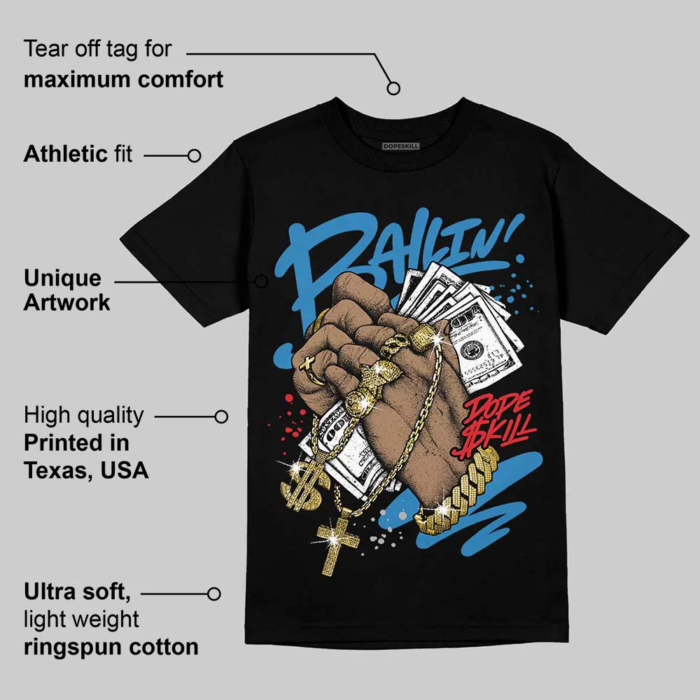 Rare Air 3s DopeSkill T-Shirt Always Ballin' Graphic - Image 3