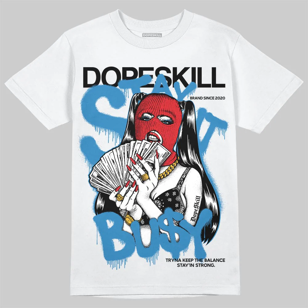 Rare Air 3s DopeSkill T-Shirt Stay It Busy Graphic - Image 2