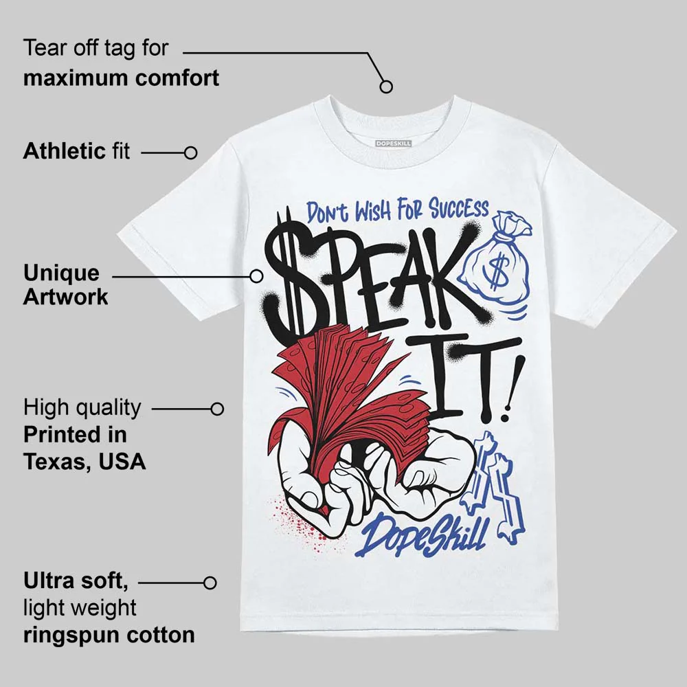 Rare Air 4s DopeSkill T-Shirt Speak It Graphic - Image 3