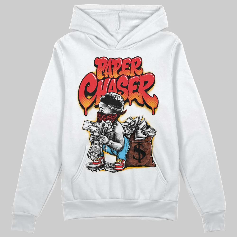 Red 'Paper Chaser Boy' DopeSkill Graphic Hoodie - Image 2