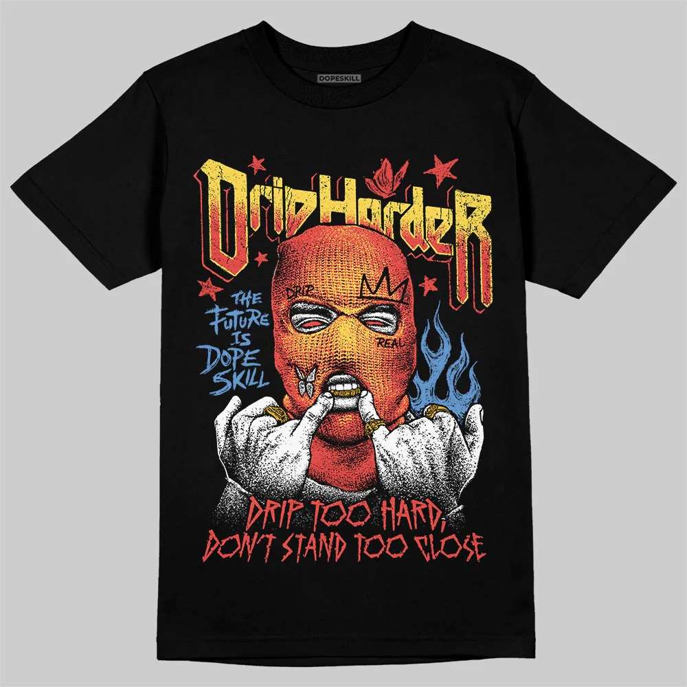 Red Collection DopeSkill T-Shirt Drip Harder Graphic