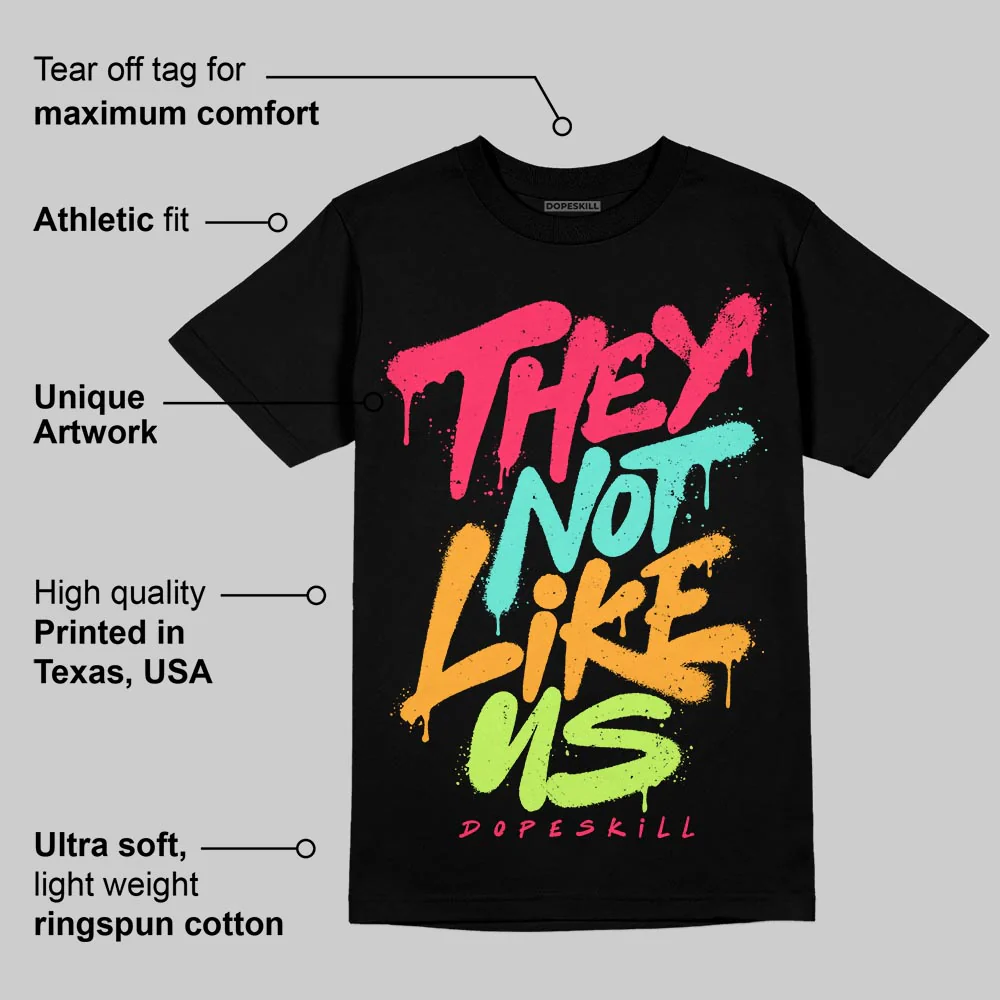 Red Collection DopeSkill T-Shirt They Not Like Us Graphic - Image 4