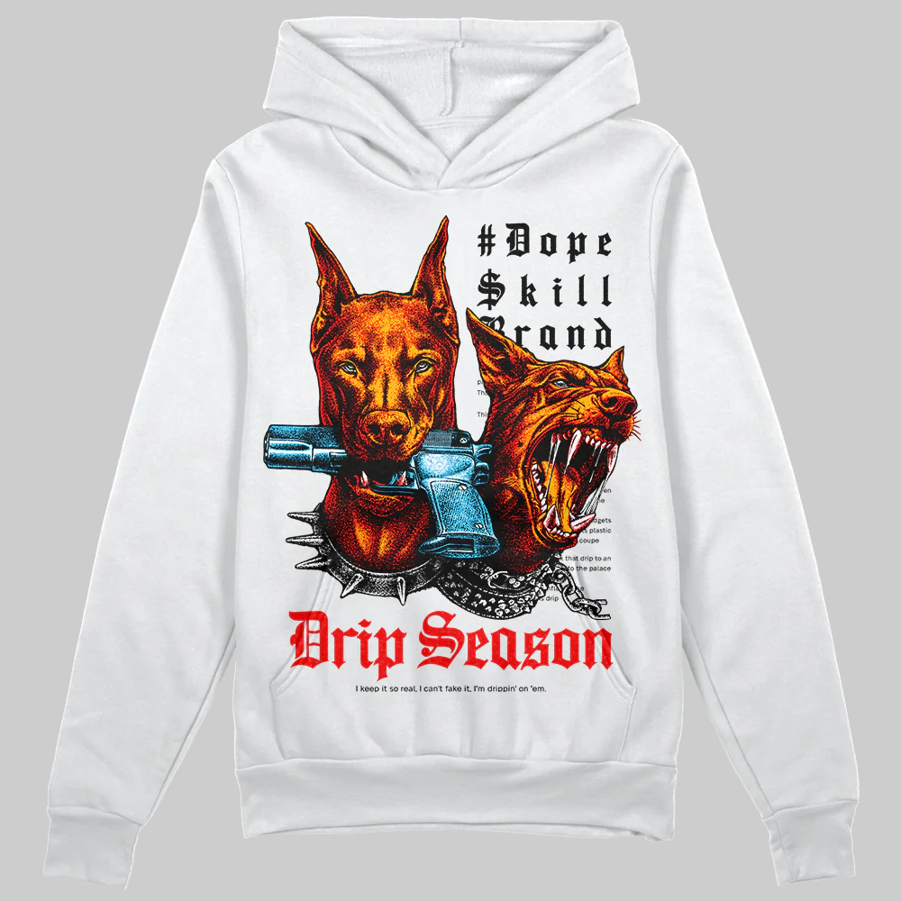 Red 'New Drip Season' DopeSkill Graphic Hoodie - Image 2