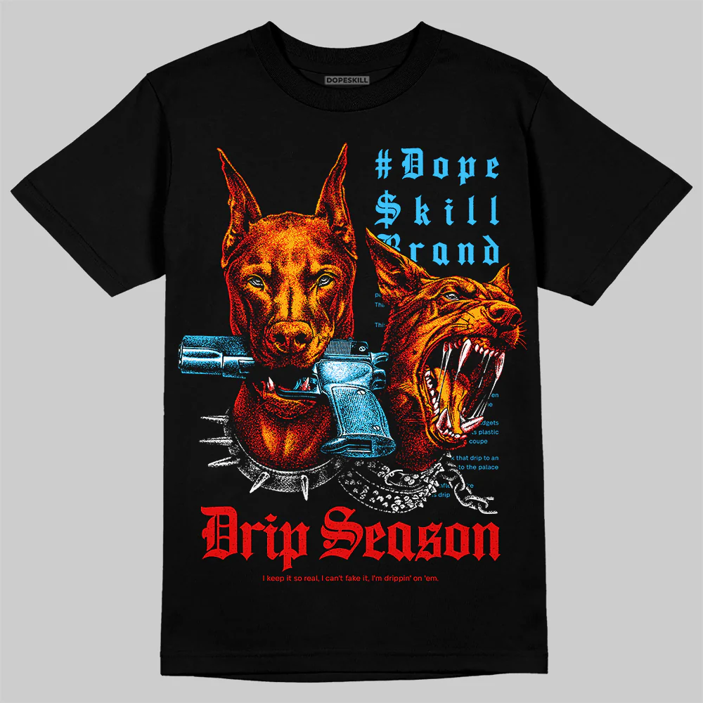 Red 'New Drip Season' DopeSkill Graphic T-Shirt