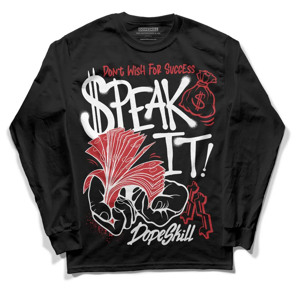 Red Taxi 12s DopeSkill Long Sleeve T-Shirt Speak It Graphic - Image 2