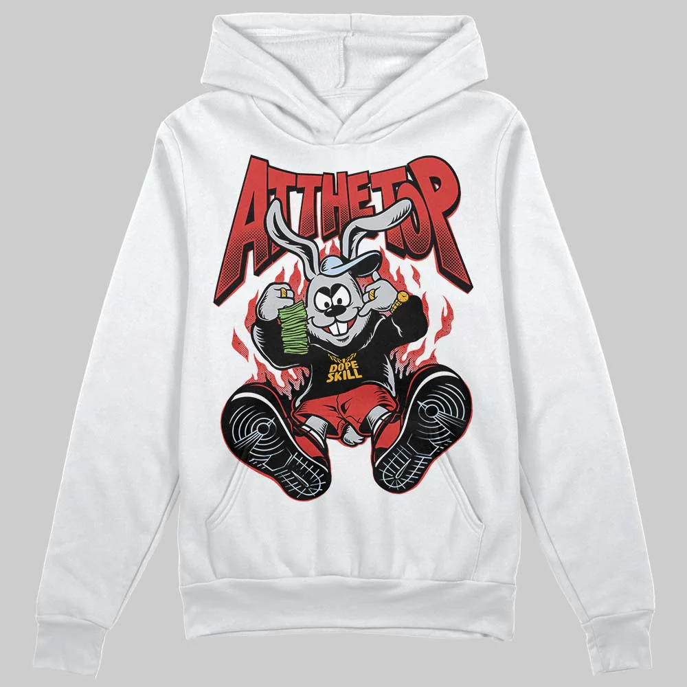 Reverse Infrared 6s DopeSkill Hoodie Sweatshirt At The Top Graphic - Image 2