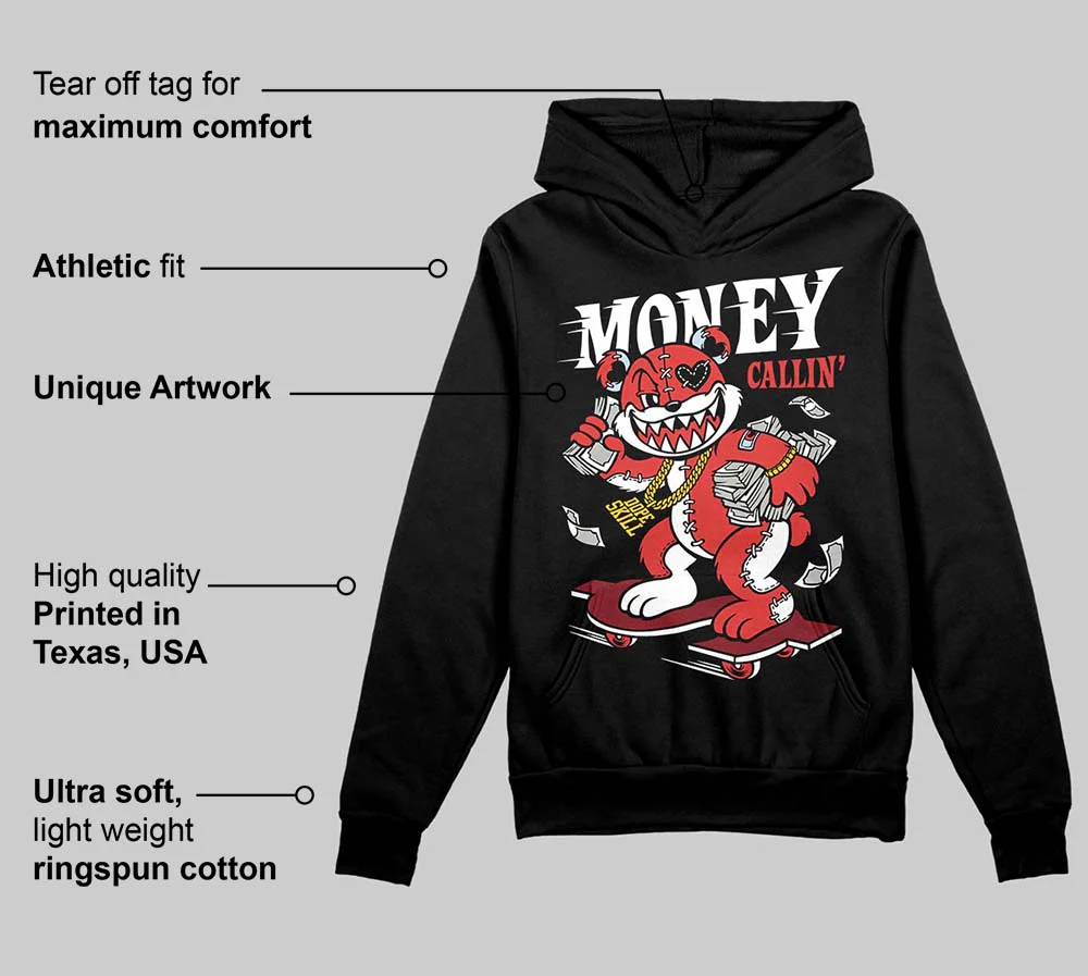 Reverse Infrared 6s DopeSkill Hoodie Sweatshirt Money Callin' Graphic - Image 3