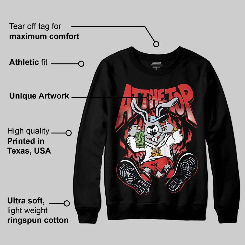 Reverse Infrared 6s DopeSkill Sweatshirt At The Top Graphic - Image 3