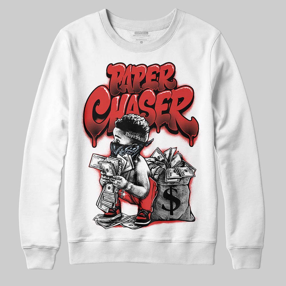Reverse Infrared 6s DopeSkill Sweatshirt Paper Chaser Boy Graphic - Image 2