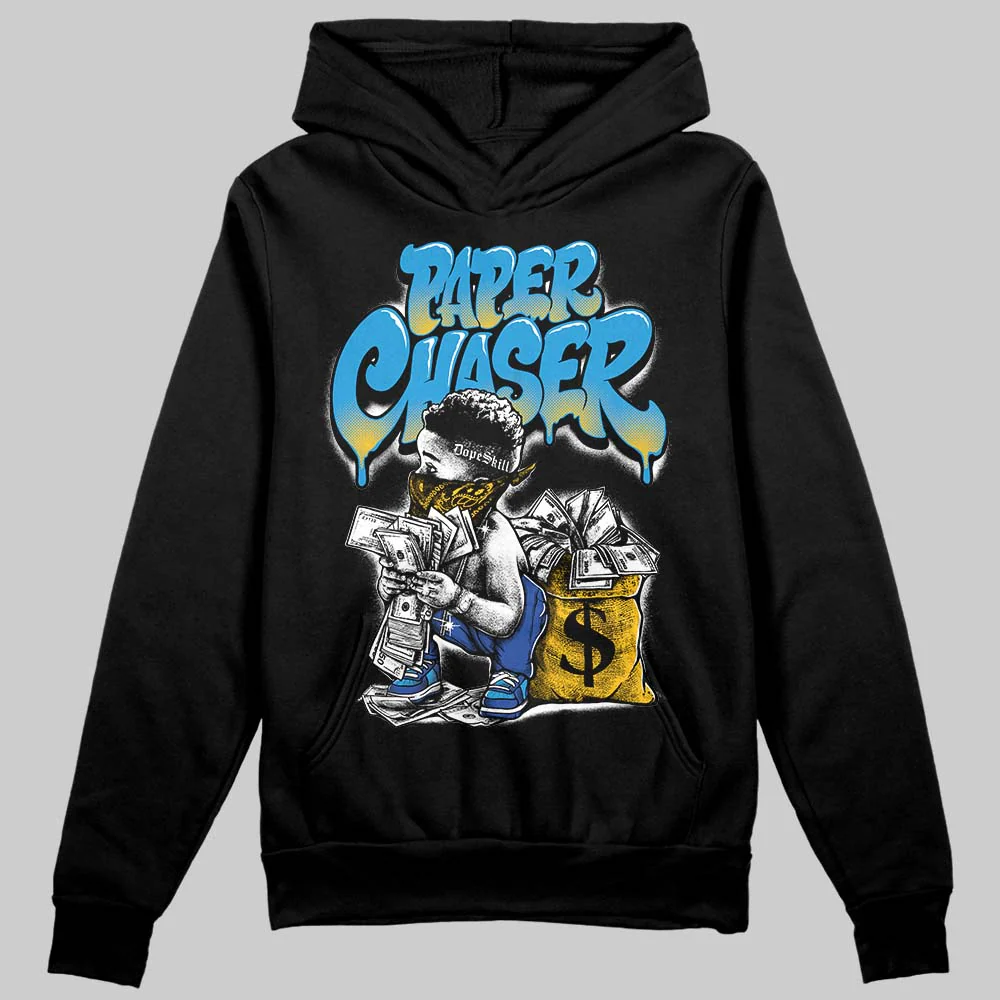 Royal Blue 'Paper Chaser Boy' DopeSkill Graphic Hoodie - Image 2