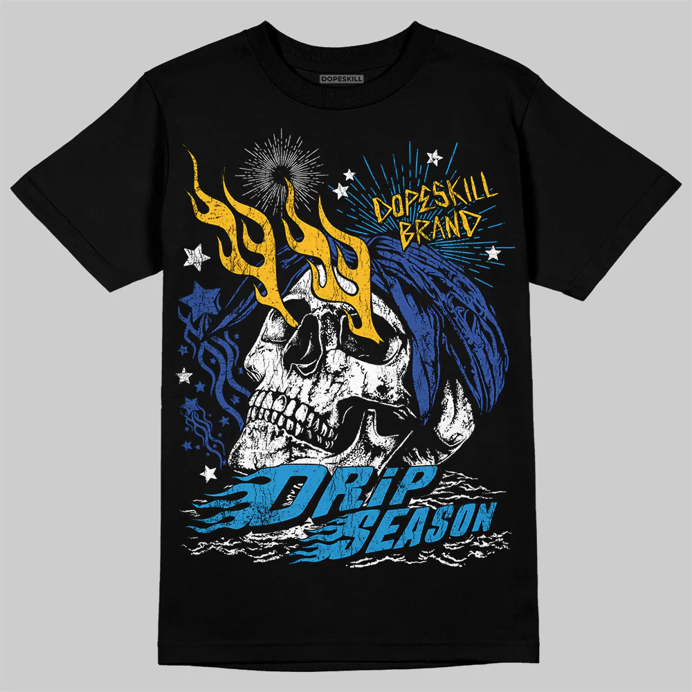 Royal Blue Collection DopeSkill T-Shirt Drip Season Graphic - Image 2