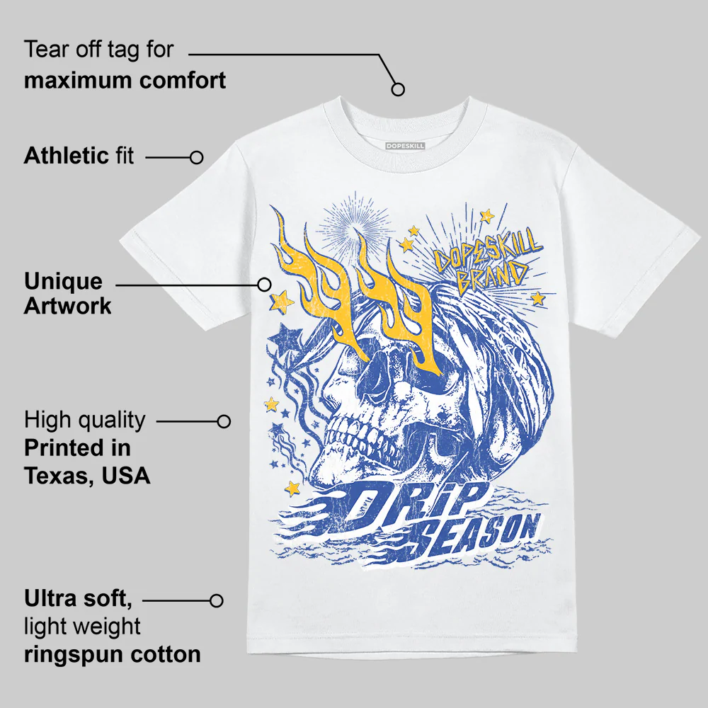 Royal Blue Collection DopeSkill T-Shirt Drip Season Graphic - Image 4
