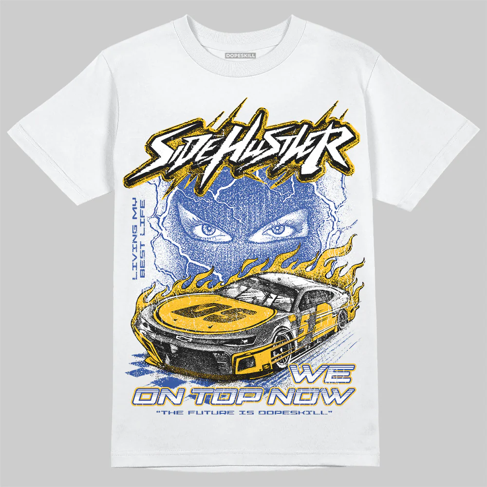 Royal Blue Collection DopeSkill T-Shirt New Side Hustler Graphic
