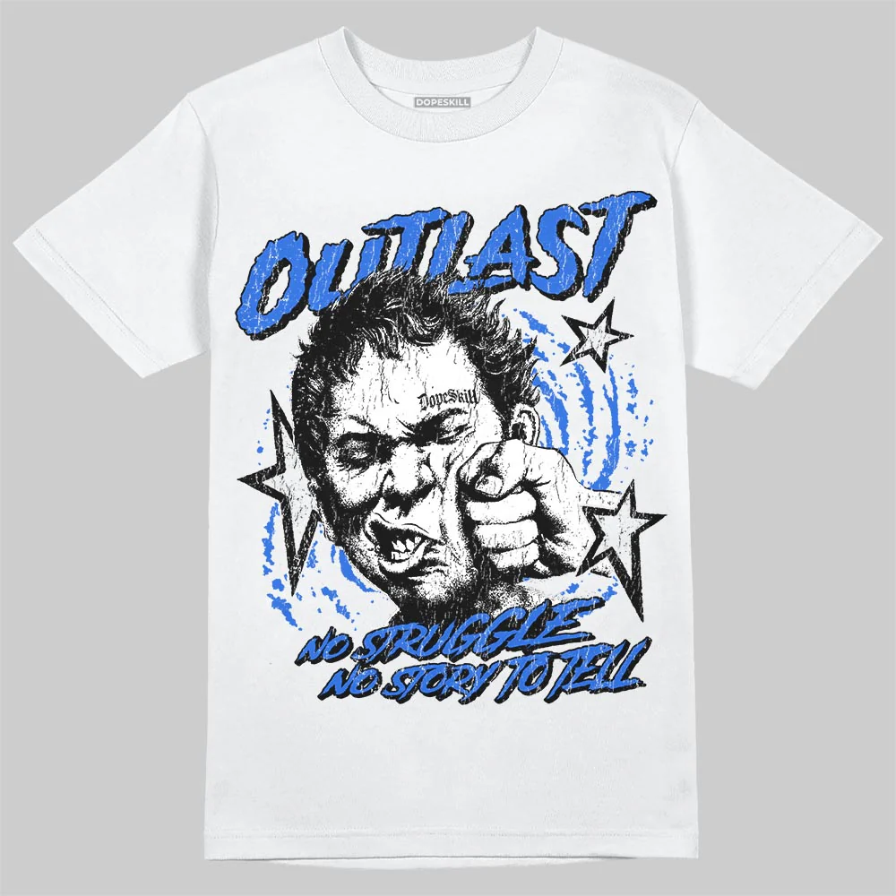 Royal Blue 'Outlast' DopeSkill Graphic T-Shirt
