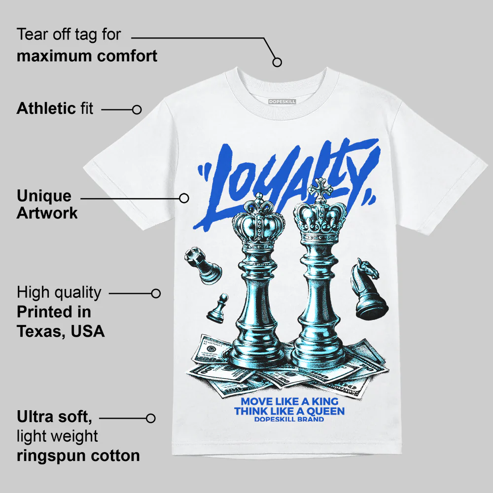 Royal Blue 'Loyalty' DopeSkill Graphic T-Shirt - Image 4