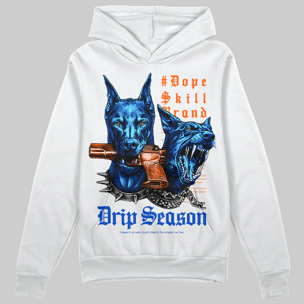 Royal Blue 'New Drip Season' DopeSkill Graphic Hoodie