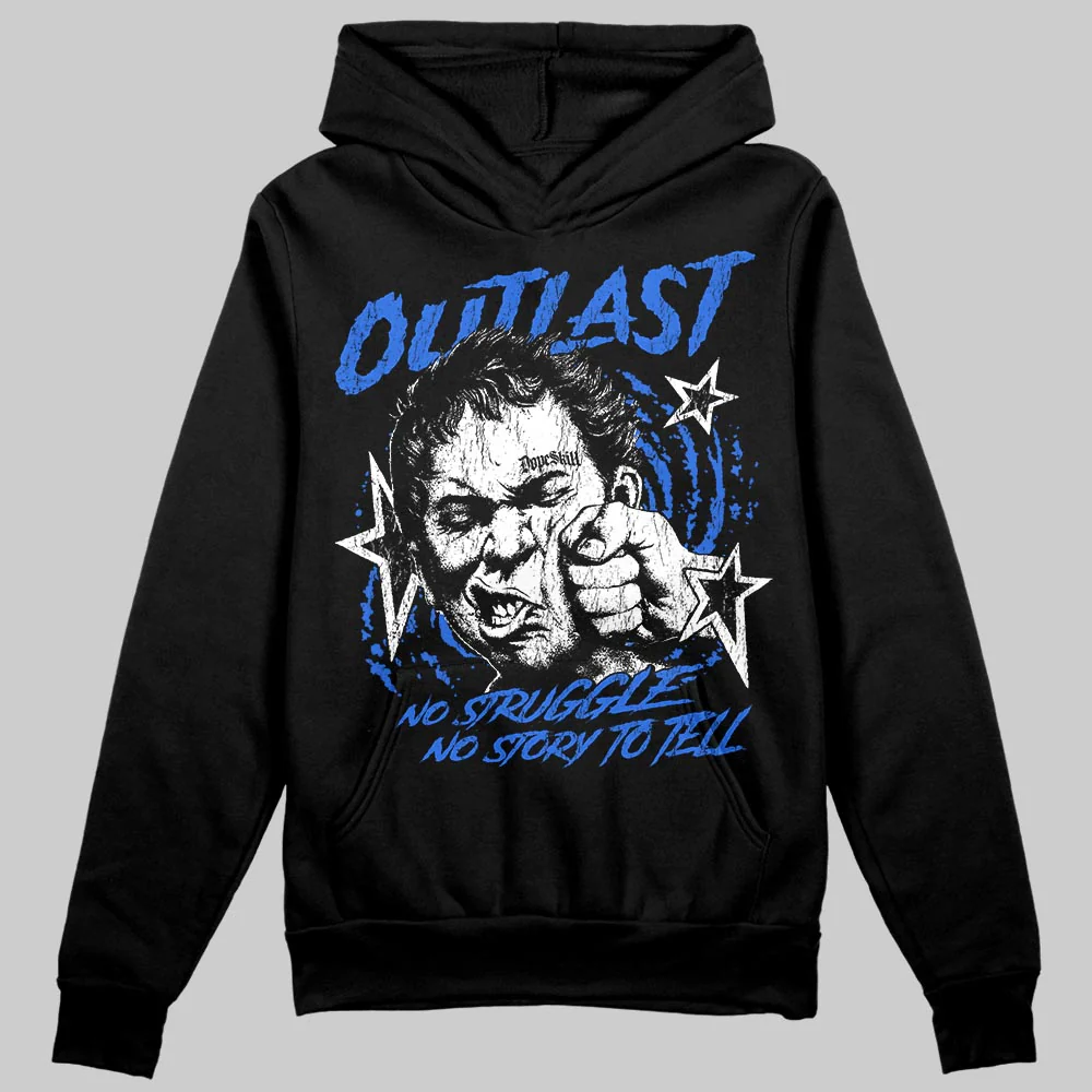 Royal Blue 'Outlast' DopeSkill Graphic Hoodie - Image 2