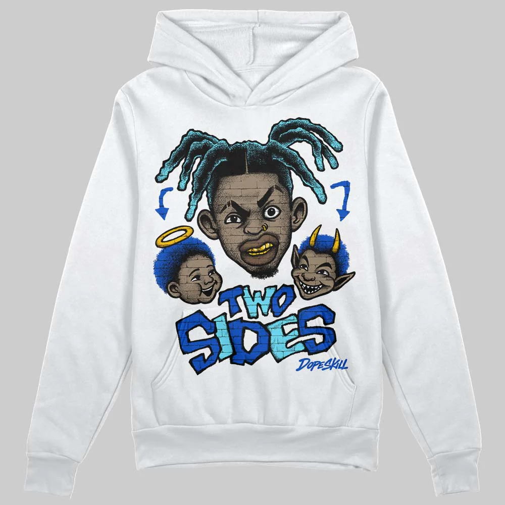 Royal Blue 'Two Sides' DopeSkill Graphic Hoodie
