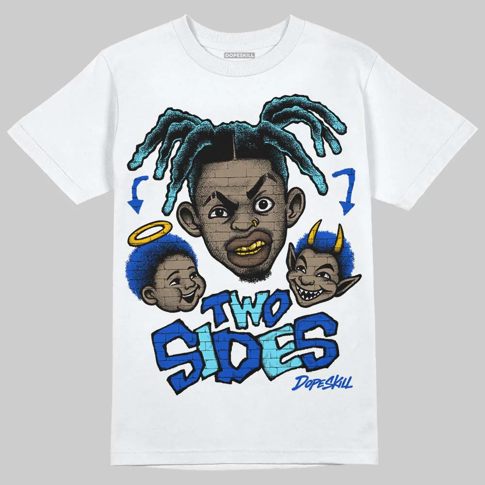 Royal Blue 'Two Sides' DopeSkill Graphic T-Shirt