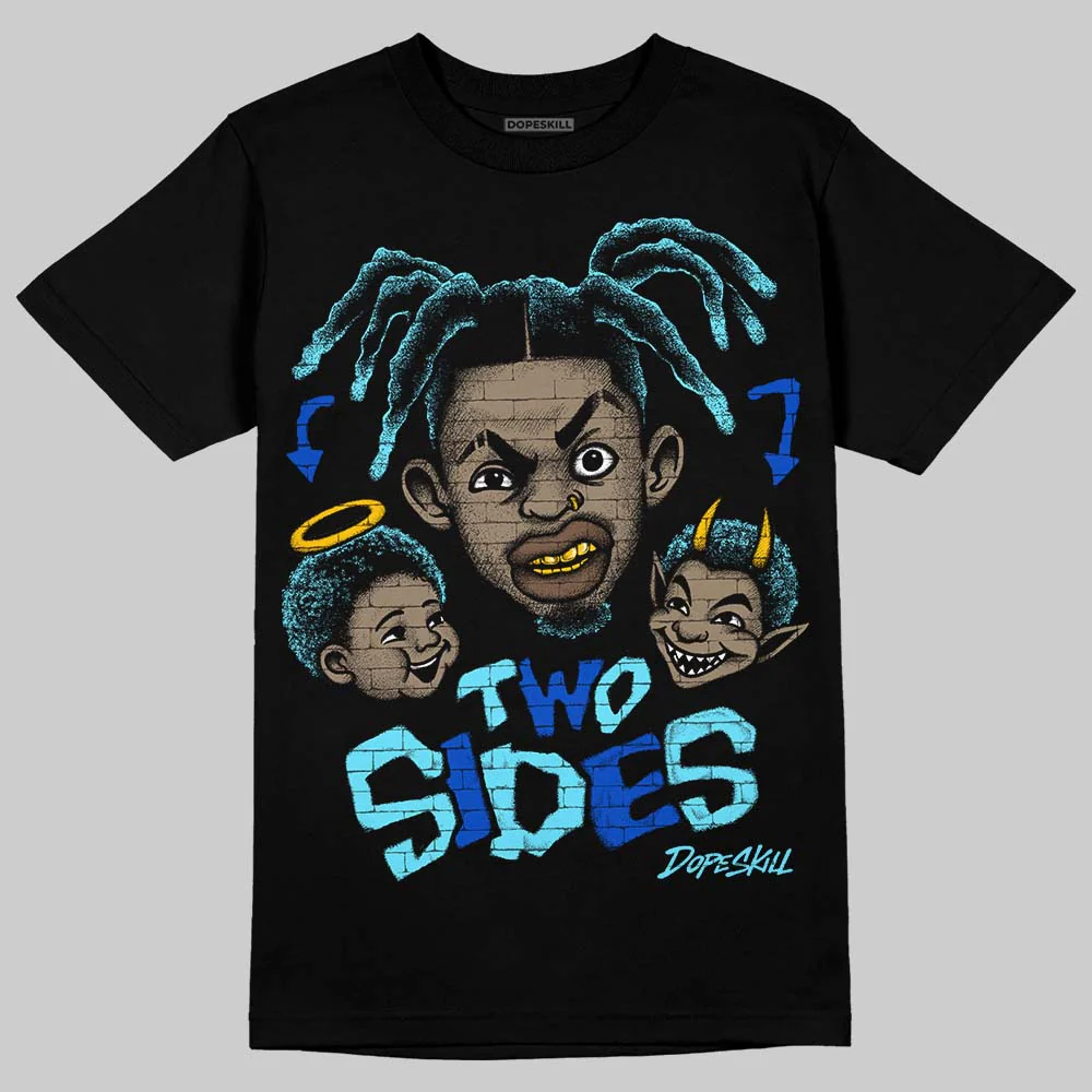 Royal Blue 'Two Sides' DopeSkill Graphic T-Shirt - Image 2