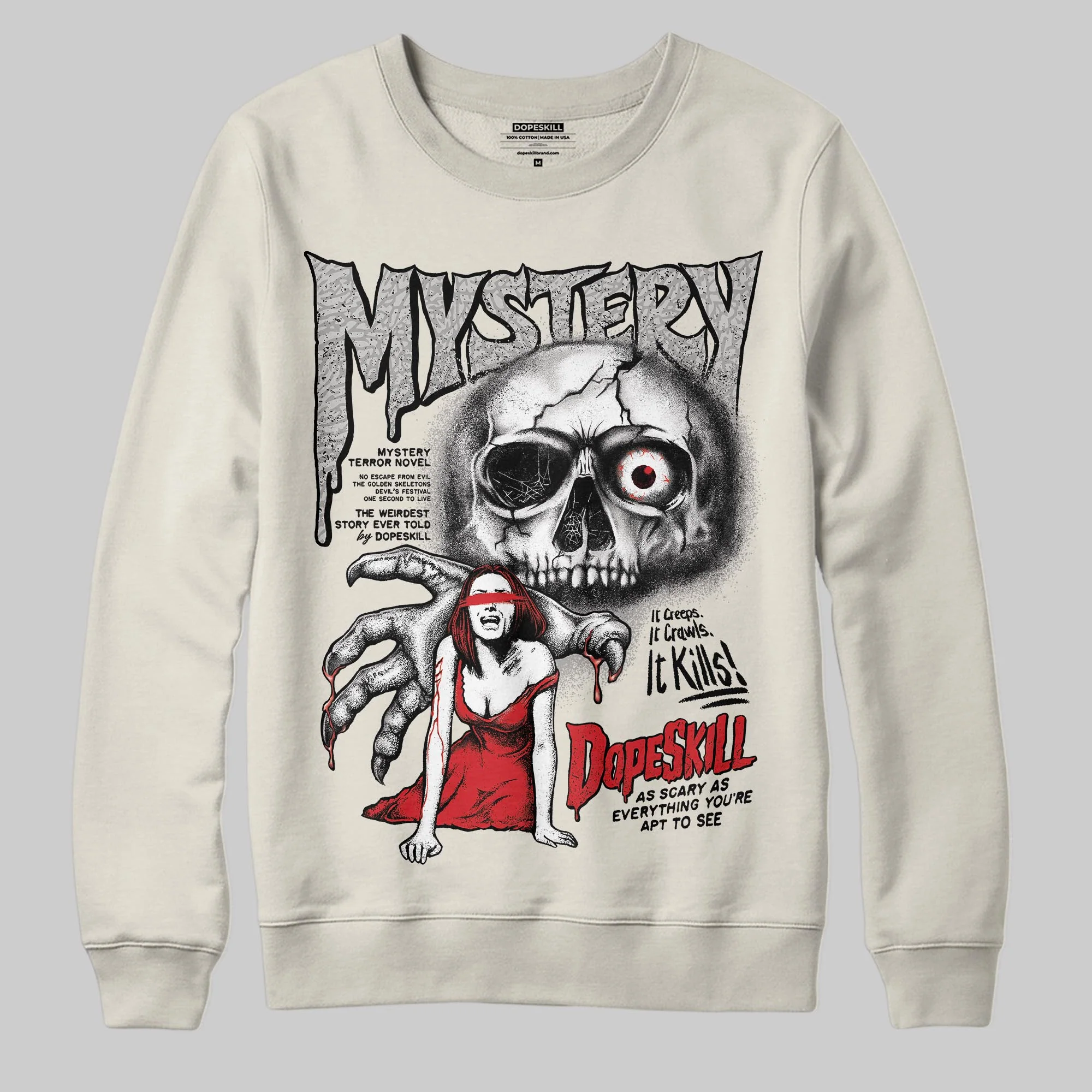 Sail 1s OG DopeSkill Sweatshirt Mystery Ghostly Grasp Graphic
