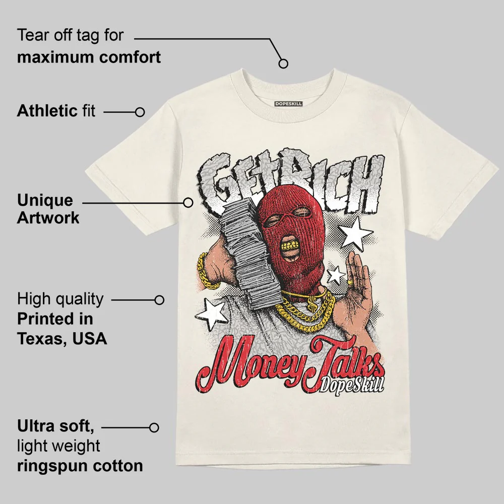 Sail 1s OG DopeSkill T-Shirt Get Rich Graphic - Image 2