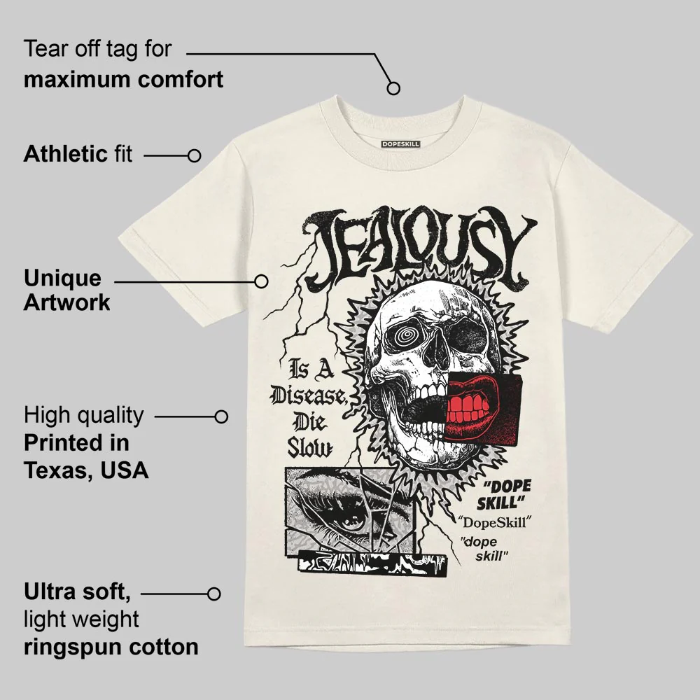Sail 1s OG DopeSkill T-Shirt Jealousy Graphic - Image 2