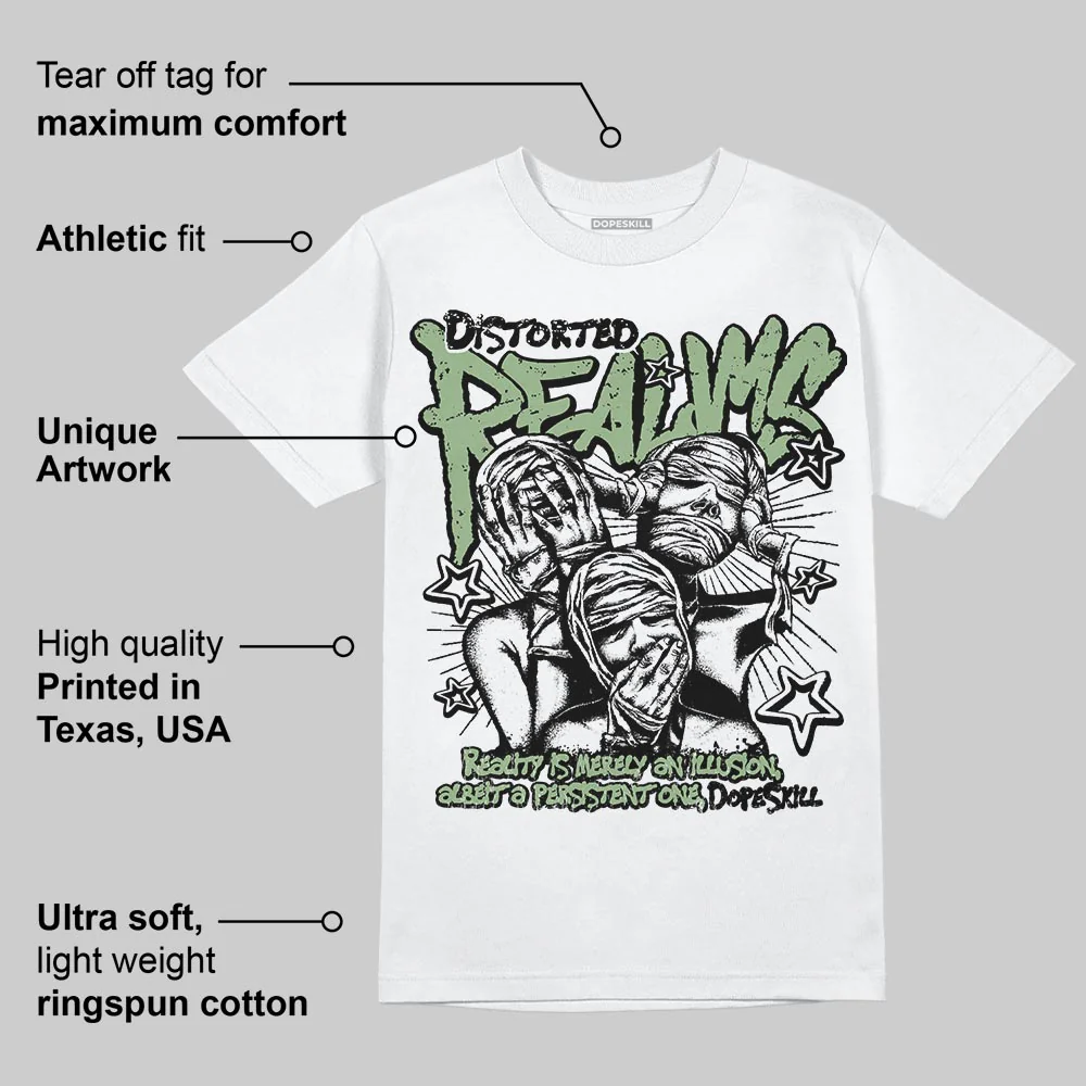Seafoam 4s DopeSkill T-Shirt Distorted Realms Graphic - Image 3