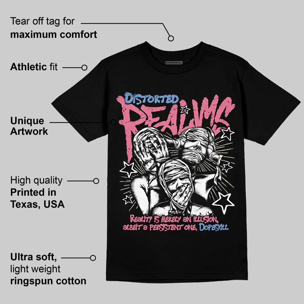 “Self-Expression” 1s DopeSkill T-Shirt Distorted Realms Graphic - Image 3