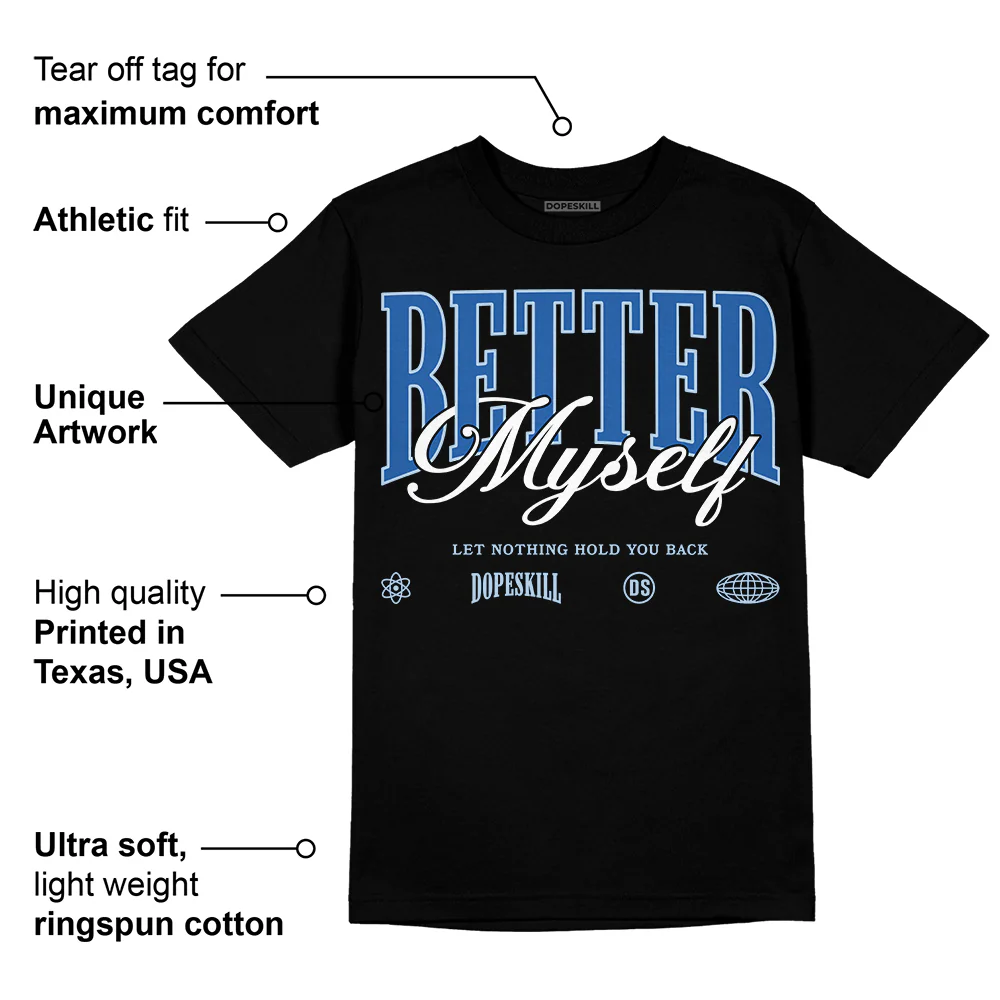 Space Jam 11s DopeSkill T-Shirt Better Myself Graphic - Image 3