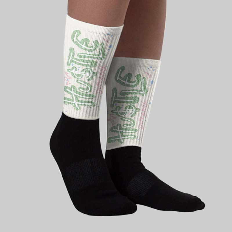 'Spring Is In The Air' 3s DopeSkill Sublimated Sock Hustle Graphic - Image 2