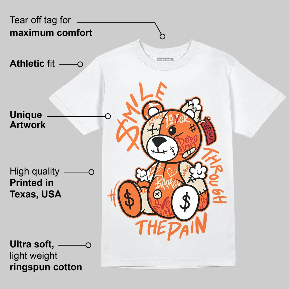 Starfish 3s DopeSkill T-Shirt Smile Through The Pain Graphic - Image 3