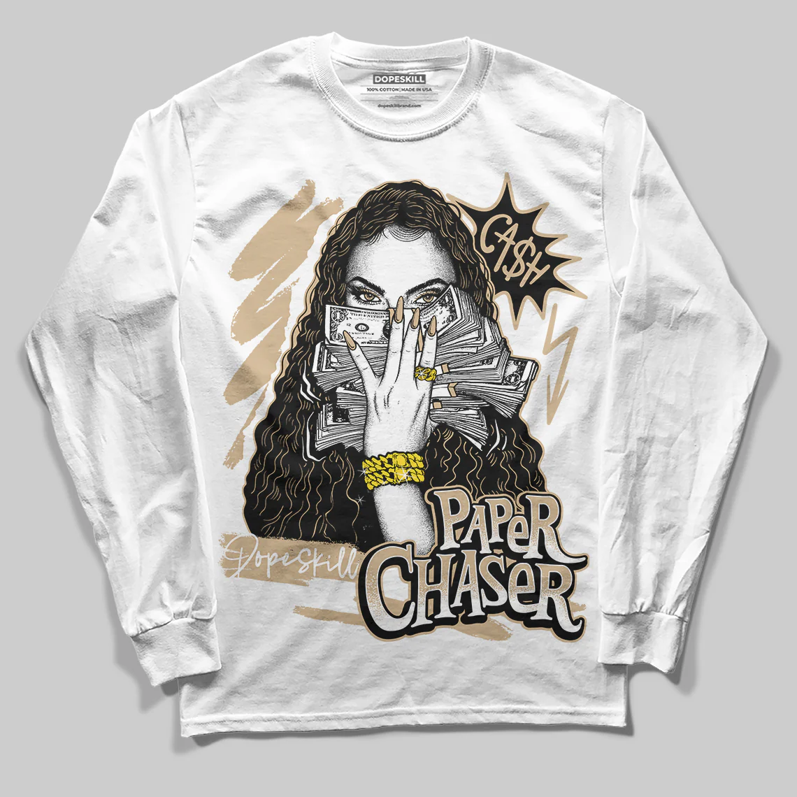 TAN Collection DopeSkill Long Sleeve T-Shirt NPC Graphic - Image 2