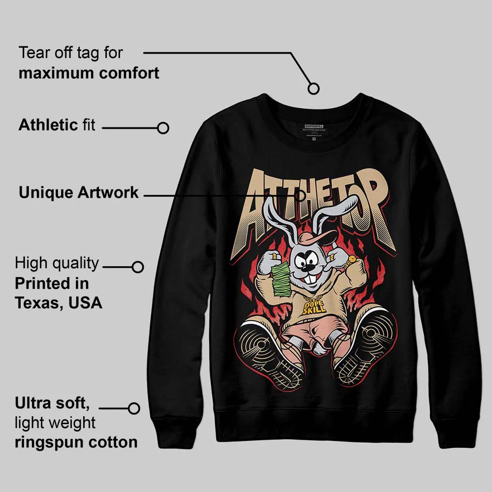 TAN Collection DopeSkill Sweatshirt At The Top Graphic - Image 3