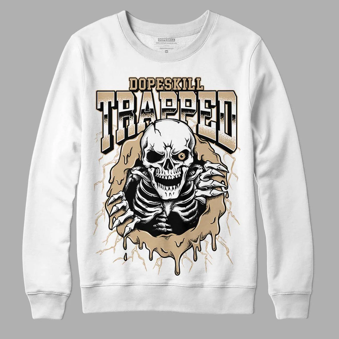 TAN Collection DopeSkill Sweatshirt Trapped Halloween Graphic - Image 2