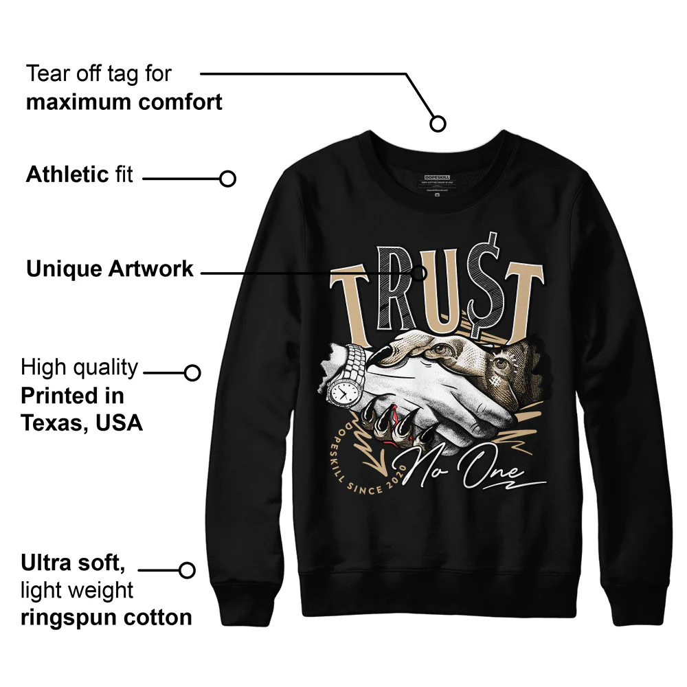 TAN Collection DopeSkill Sweatshirt Trust No One Graphic - Image 3