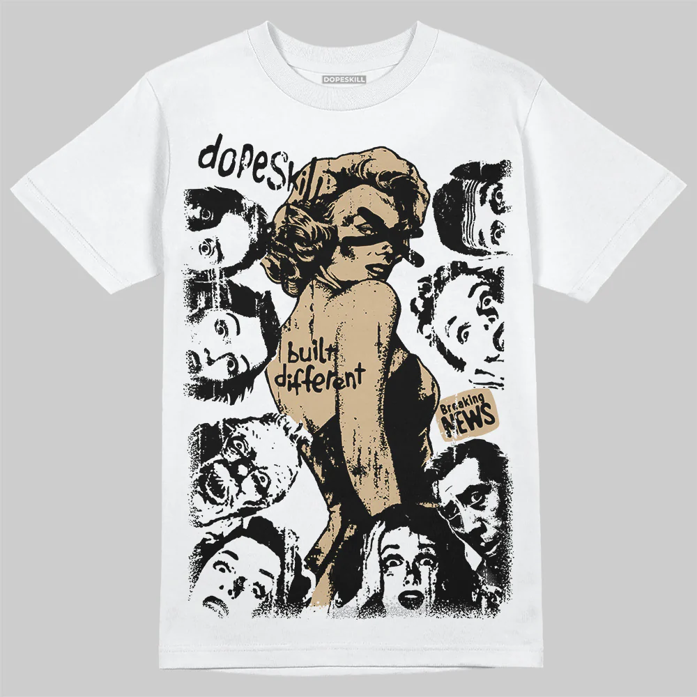 TAN Collection DopeSkill T-Shirt Built Different Graphic - Image 2