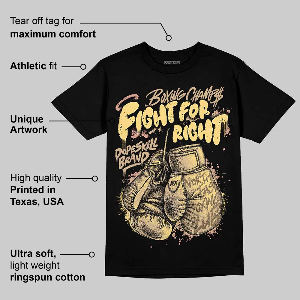 TAN Collection DopeSkill T-Shirt Fight For Right Graphic - Image 3