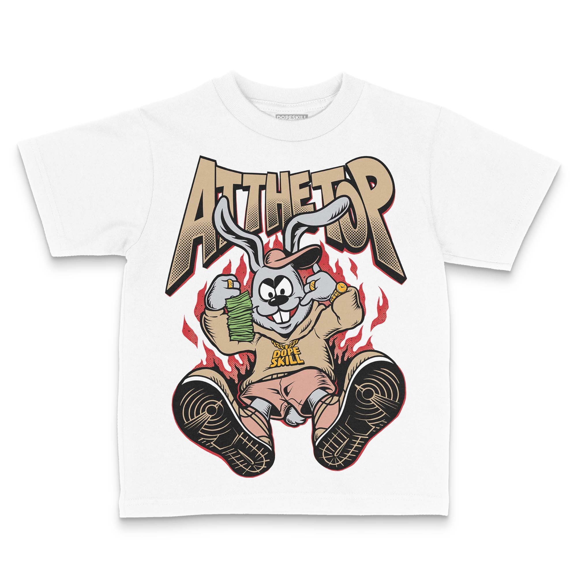 TAN Collection DopeSkill Toddler Kids T-shirt At The Top Graphic - Image 2