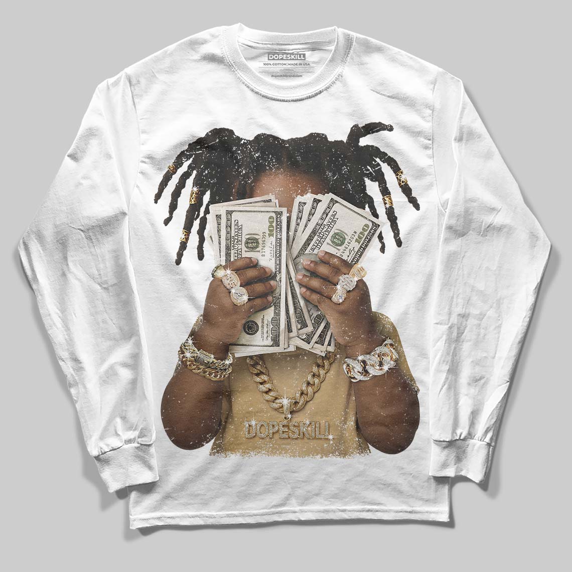Taxi 12s 2025 DopeSkill Long Sleeve T-Shirt Rich Youth Graphic - Image 2