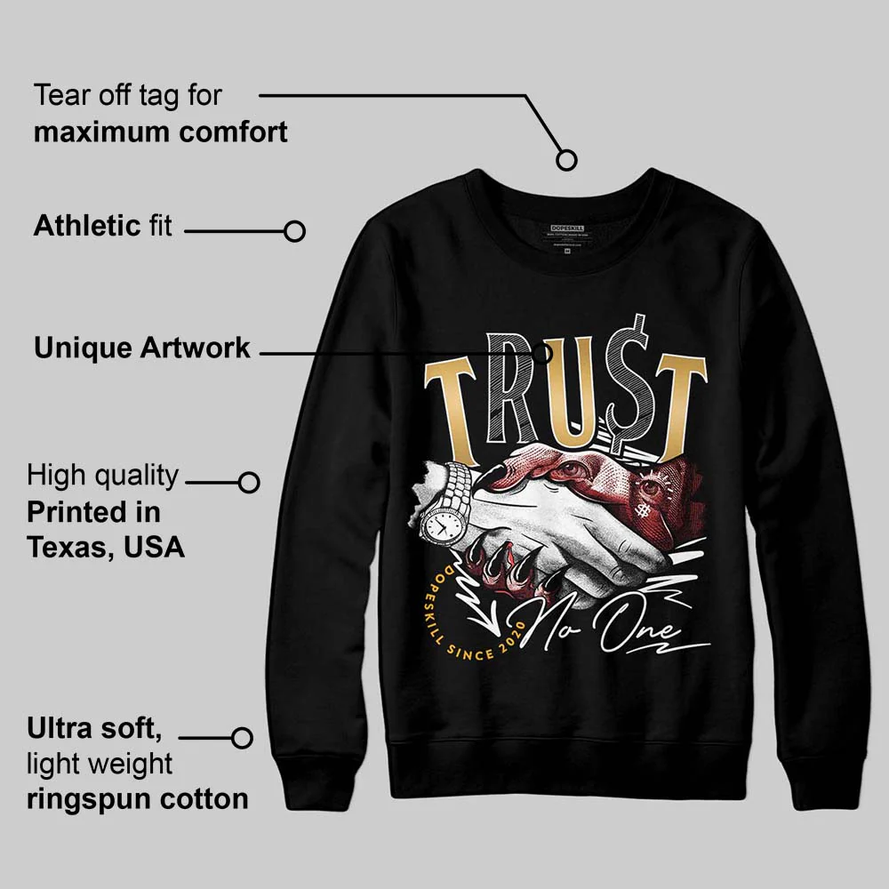 Taxi 12s 2025 DopeSkill Sweatshirt Trust No One Graphic - Image 3
