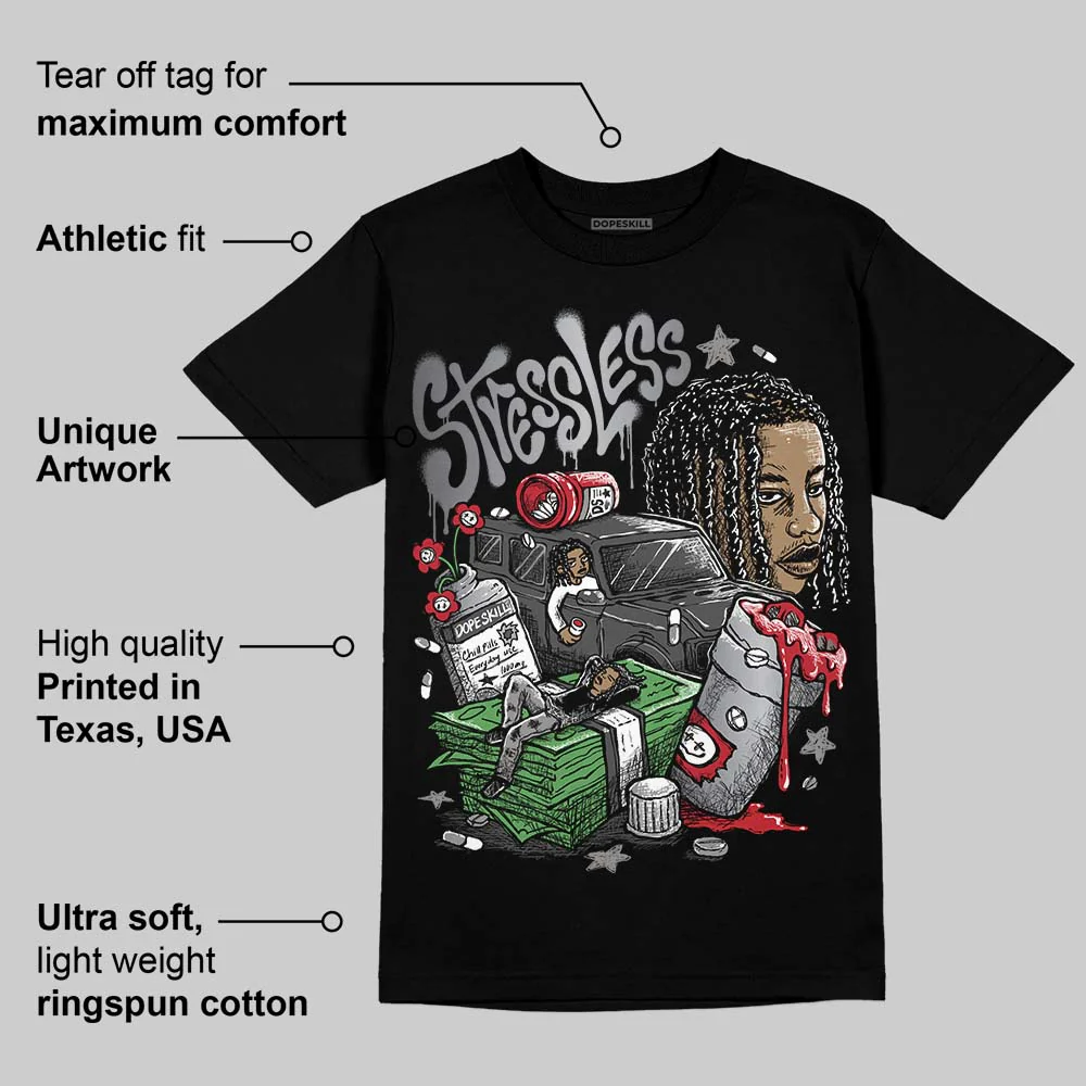 TD Black Patent 11s DopeSkill T-Shirt Stressless Graphic - Image 3